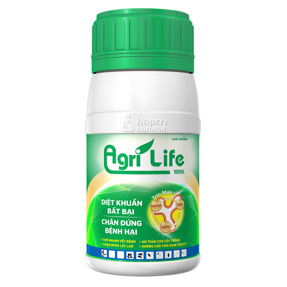 AgriLife 100SL thuốc trừ bệnh hữu cơ đặc trị vi khuẩn