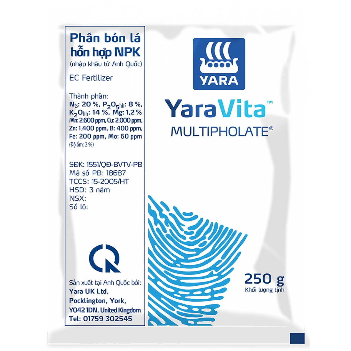 Phân bón lá hỗn hợp NPK Multipholate