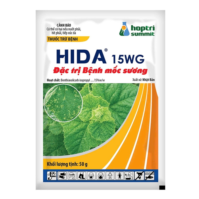 Hida 15WG giúp phòng trừ nấm bệnh trên rau màu hiệu quả