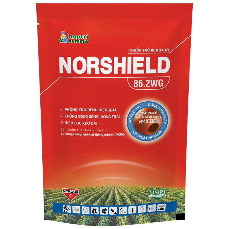 Thuốc Norshield 86.2WG đặc trị bệnh hại rỉ sắt, thán thư 